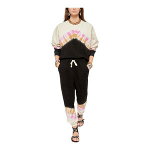 Electric & Rose Noir Rose Tie Dye Sweatshirt & Pants Set